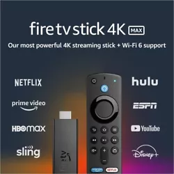 Fire TV Stick 4K Max, Alexa Voice Remote (3rd Gen). HDMI extender cable for Fire TV Stick 4K Max. Support for next-gen...