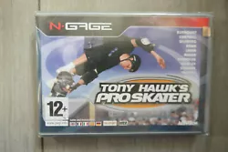 Je vends ce jeu vidéo nommé Tony Hawks Pro Skater pour la console Nokia N-Gage. Neuf sous blister.