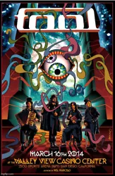 Tool reproduction concert poster 11 X 17 NEW ! FREE Shipping !  We ship to the USA only !