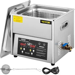 Why Choose VEVOR?. Our ultrasound jewelry cleaner machine will emit 50kHz ultrasonic waves to wash dirt on your...