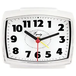 Looking for a simple time and alarm solution? Check out the Electric Analog Alarm Clock from Equity by La Crosse. This...