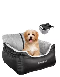 Dog Car Seat for Small Dogs, Fully Detachable and Washable Dog Carseats Small Under 25, Soft Dog Booster Seats with...