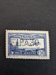 Timbre France poste Aérienne PA 6c Perforé EIPA30.