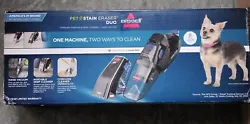 This BISSELL Pet Stain Eraser duo Portable Carpet Cleaner 3706 is a perfect addition to your household cleaning tools....