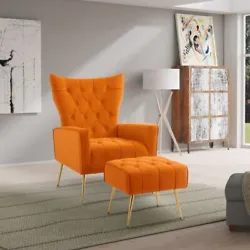 Accent Chair with Ottoman Set are designed to provide you with superb comfort. This modern set of lounge chairs can be...
