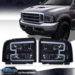 2005-07 Ford F350 Super Duty Truck Driver & Passenger Side Headlight Set. 2005-07 Ford F250 Super Duty Truck Driver &...