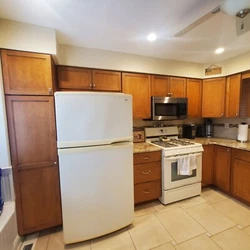 Full Kitchen, Schrock shaker cabinets in great condition, granite counter top,  appliances included.  You must be...