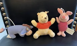 Very cute set of 3! Disney Baby Mobile or SwingPlush Toys, as shown Pooh Eeyore PigletReplacement PartsIn very good...