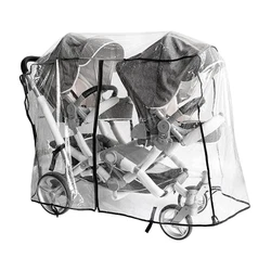 There are breathable holes on both sides of the rain cover to help ventilate and breathe. Universal size fits most...