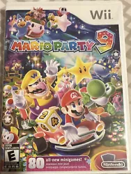 Mario Party 9 (Wii, 2012) NO GAME- Case and Manual Only.