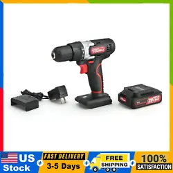 The drill / driver features a 15+1 position adjustable torque clutch to avoid stripping or overdriving screws and one...