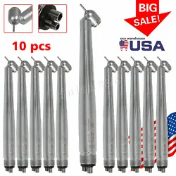 45 degree surgical handpiece, standard head,push button 4Holes. l Air Exhausted Throw at the Back of Handpiece to...