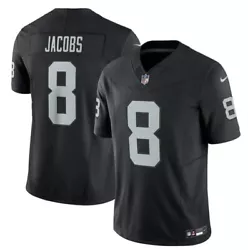 Nike Las Vegas Raiders Josh Jacobs #8 Black Game Jersey NWT!!! Will Ship June 3rd Always FREE SHIPPING AND HANDLING!!!