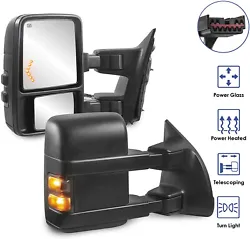 Tow mirrors will work for compatible vehicles with listed functions only. If your vehicle does not have those...