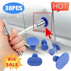A set of 30Pcs diverse pulling tabs for quick and easy repairing and removal the dents and dings on your car. 30 x...