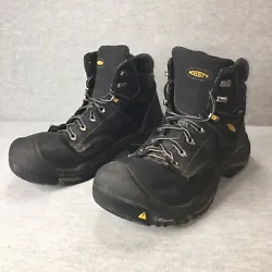 Keen Dry Black Steel Toe Hiking Work Boots ASTM F2413-18 Waterproof Mens  11 D