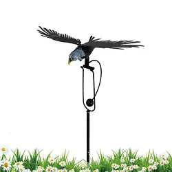 Flexible Owl Windmill: The Owl Garden Decor has flexible joints that allow it to sway with the wind even in a light...