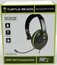 Here we have a Turtle Beach XC1 audio gaming headset for XBOX LIVEÂ® compatible with XBOX 360Â® (PC). The model...