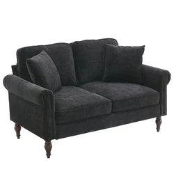 Suitable for many places - The rivet design on the armrest of this indoor furniture makes the sofa more fashionable....