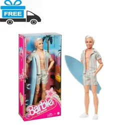Greetings from Barbie Land! Inspired by Kens character in Barbie The Movie, this Ken doll wears a beachy, striped...