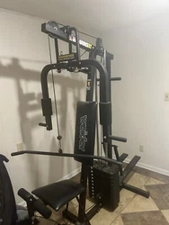 weider home gym power stack.