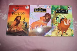 Lots de livres enfants Disney collection roi lion enfants 7 à 11 ans.