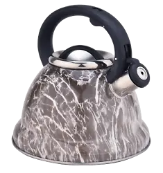 ARC USAs Stainless Steel Whistling Tea Kettle is an indispensable “musician” in your life.Unique whistle device.The...