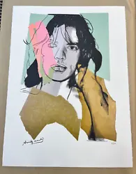 The Mick Jagger portfolio remains one of Warhol’s most famous celebrity silkscreen series, for good reason. The...