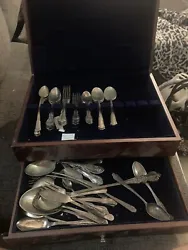Vintage Silver Plate Silverplate 40pc+. Silverware Mixed Lot. Shipped with USPS Ground Advantage.