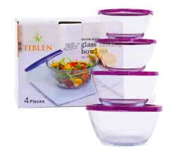 SAFE TO USE WITH HOT AND COLD FOODS – One of the biggest benefits of storing foods and liquids in glass is that its...