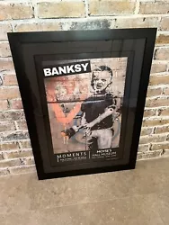 Banksy “Heart Boy” Moyse Hall Moments exhibit Poster, Brandler Galleries 2021, with COA. In 2021 Brandler Galleries...