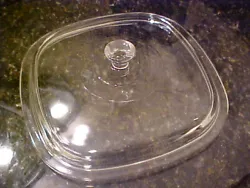 Clear Glass Lid ONLY for CorningWare Casseroles, Dishes, and Skillets. Fits: 2.5 QT, 3 QT, 8