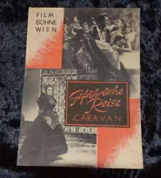 programme original de vieux films de 40 ans Format 20 x 28 cm En bon état pour son âge avec des signes dusure et de...