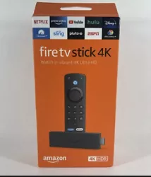 New Amazon Fire TV Stick 4K, 3rd Gen. w/ Alexa Voice Remote, 2021 Edition.