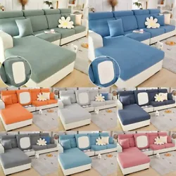 This item is 1 pieces sofa cover assembly, fit for L-shaped sofa sectional couch combined. ✔ The couch cushion cover...