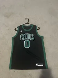 Jayson Tatum #0 Boston Celtics Fantatics Youth Jersey LARGE Black Green. Condition is New. Shipped with USPS Ground...