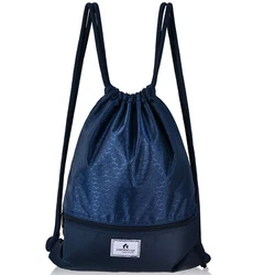 This drawstring backpack makes it easier for you to go out!  With upgraded shoulder straps, this string bag brings...
