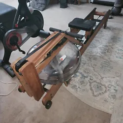 WaterRower Natural Rowing Machine with S4 Monitor    This machine is in VERY good shape. It has the risers installed...
