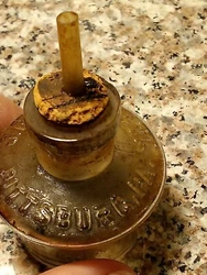 Antique Bottle J.R Weldin Pittsburgh Pa Excellent. This old bottle is in excellent condition and has some dried up...