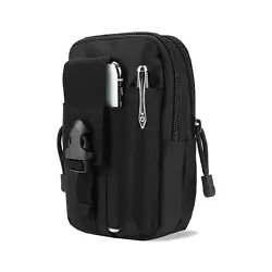 FASHIONABLE OPTIONS: The waist bag is available in basic black, black with contrast (white) stitching, army tan, olive,...