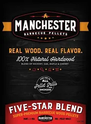 Get that great barbecue smoke flavor with premium wood pellets from Manchester Barbecue Pellets. Manufactured in...