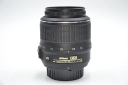 Nikon DX SWM Aspherical Nikkor AF-S 18-55mm 1:3.5-5.6G VR Lens. Tested and works great. Comes with everything seen in...