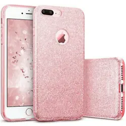 For iPhone 6 Plus/6s Daisy Light Thin Slim TPU Glitter Case Cover ROSE GOLD Daisy Light Thin Slim TPU Glitter Case for...