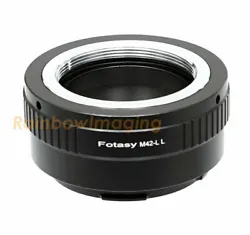 Fits Leica TL2 /TL /T /CL / SL / SL2 / SL2-S and Panasonic S1/ S1R / S1H / S5 and Sigma fp fp L. M42 Mount Screw lens....
