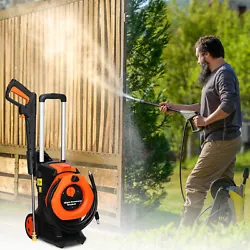 Flow Rate: 2 GPM. 1 x High Pressure Washer. Features: Total Stop System. Power Cord Length: 16ft / 5m. You might like...