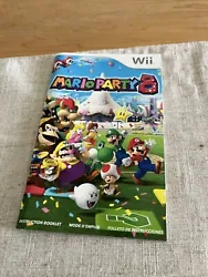 Mario Party 8 for Wii Instruction Manual Booklet ONLY!!.