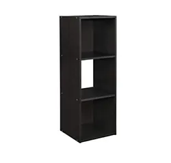 CUBED STORAGE SHELVING UNIT: With spacious cubes and shelves, this cube bookshelf is perfect for organizing your...