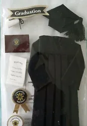 Jolees-Boutique Dimensional Stickers: Graduation Cap And Gown Black Diploma.