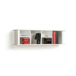 Add storage space right where you need it with the Wall Mounted Desk Hutch. This piece is a simple way to double your...