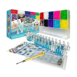 Rainbow Loom® Combo Set, Features 4000+ Colorful Rubber Bands, 2 step-by-step Bracelet Instructions, Organizer Case,...